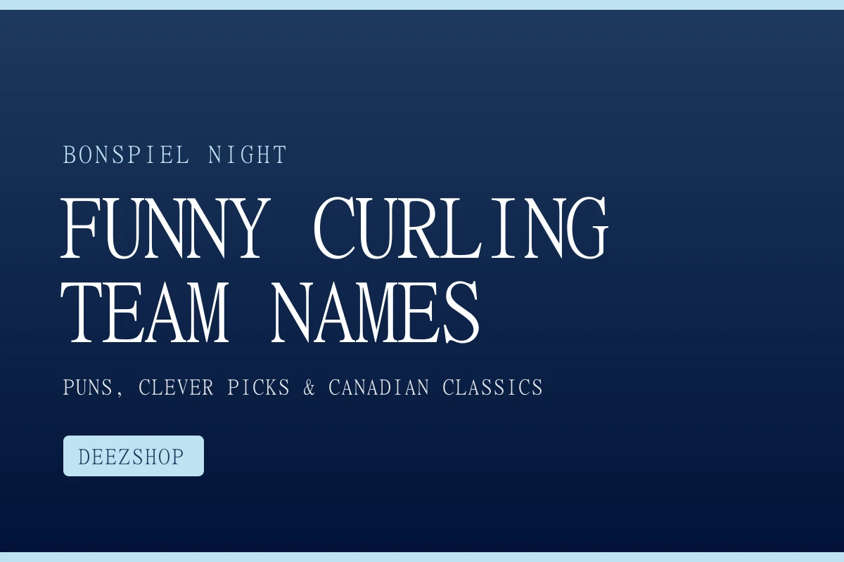 Funny Curling Team Names: 50+ Ideas for Your Next Bonspiel