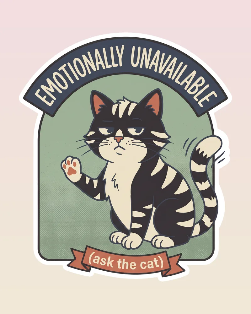 Funny cat lover graphic tee, designed and printed in Canada